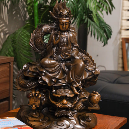 Dragon Lady Guan Yin of Strong Protection 45cm