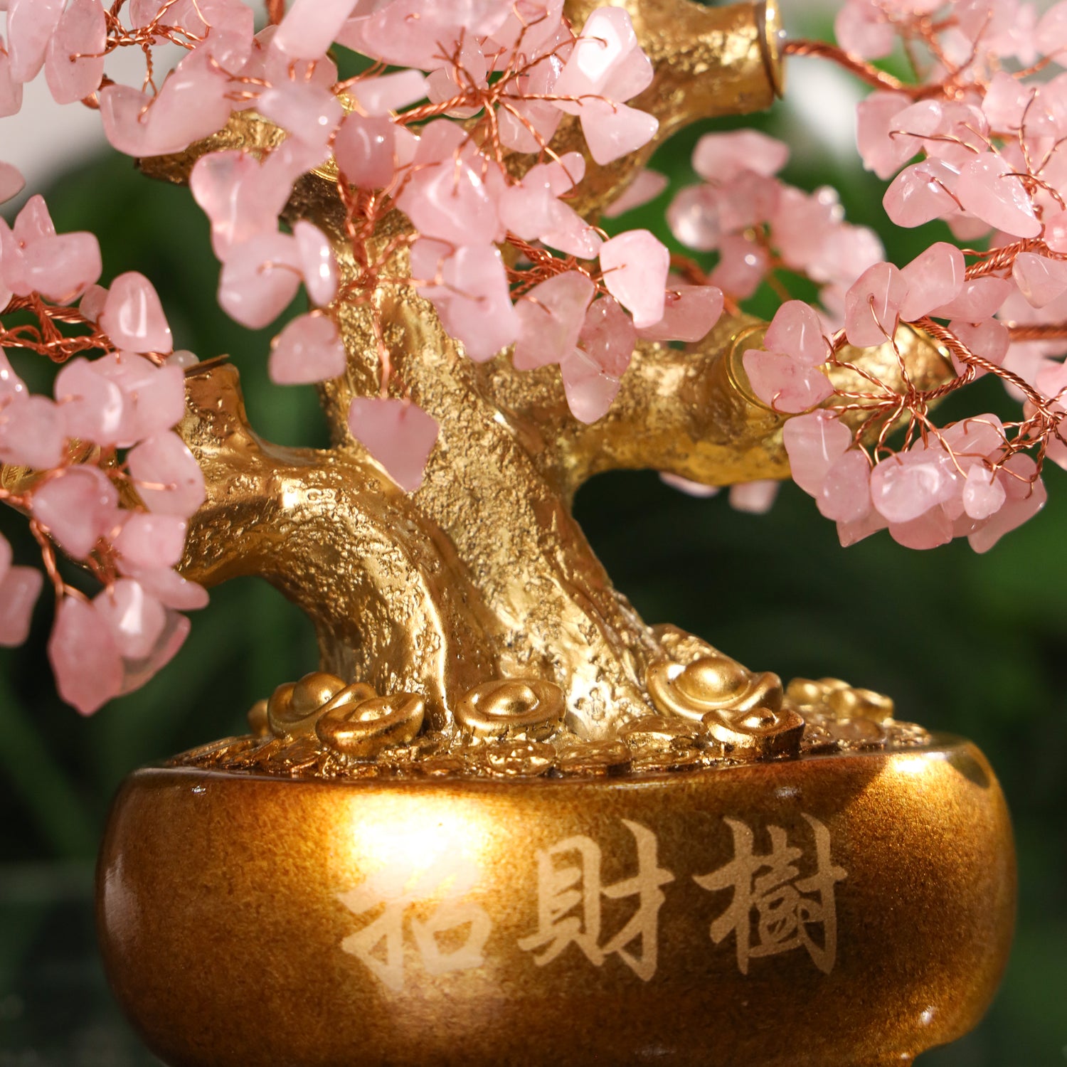 Rose Quartz Blossom Tree for Positive Energy 22cm