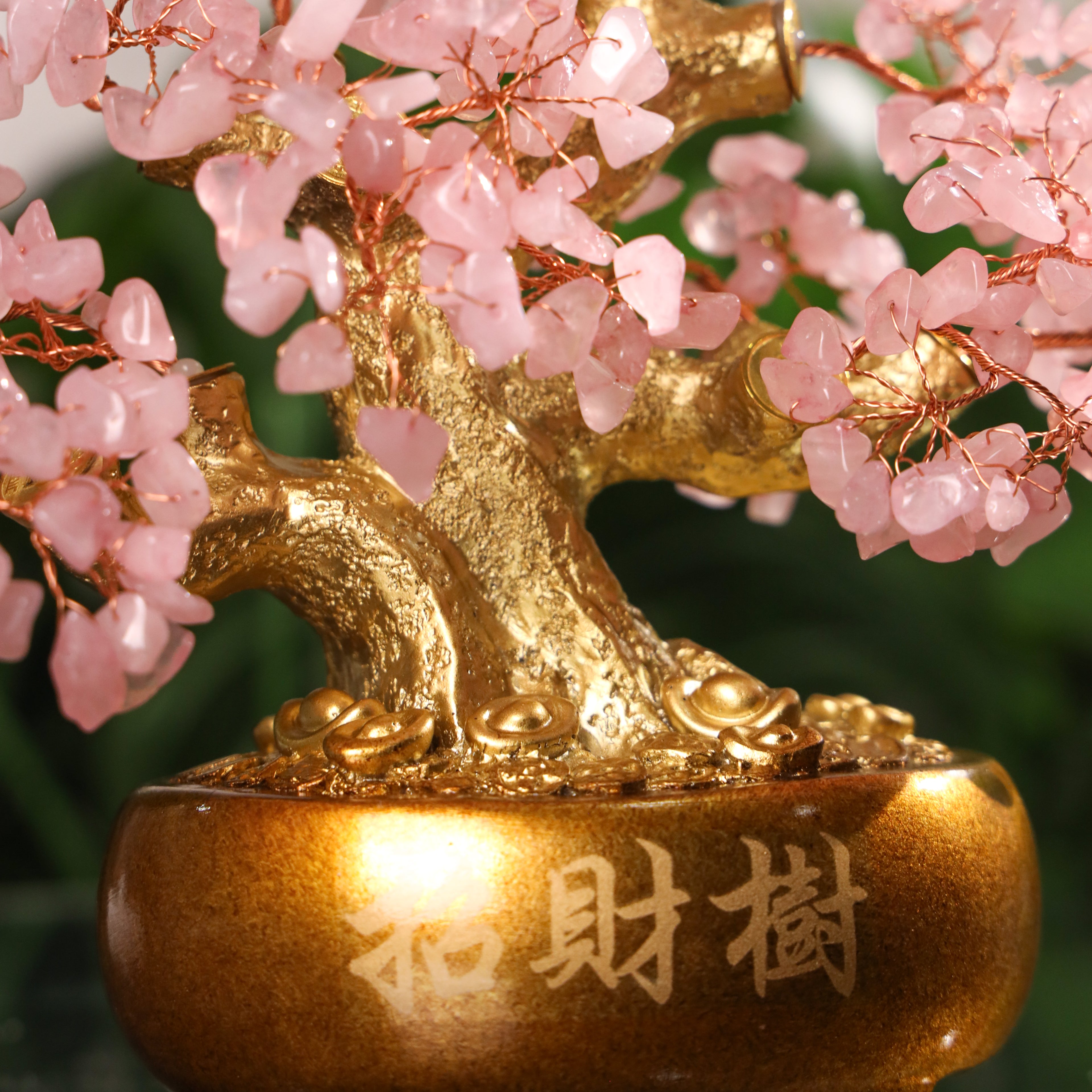 Rose Quartz Blossom Tree for Positive Energy 22cm