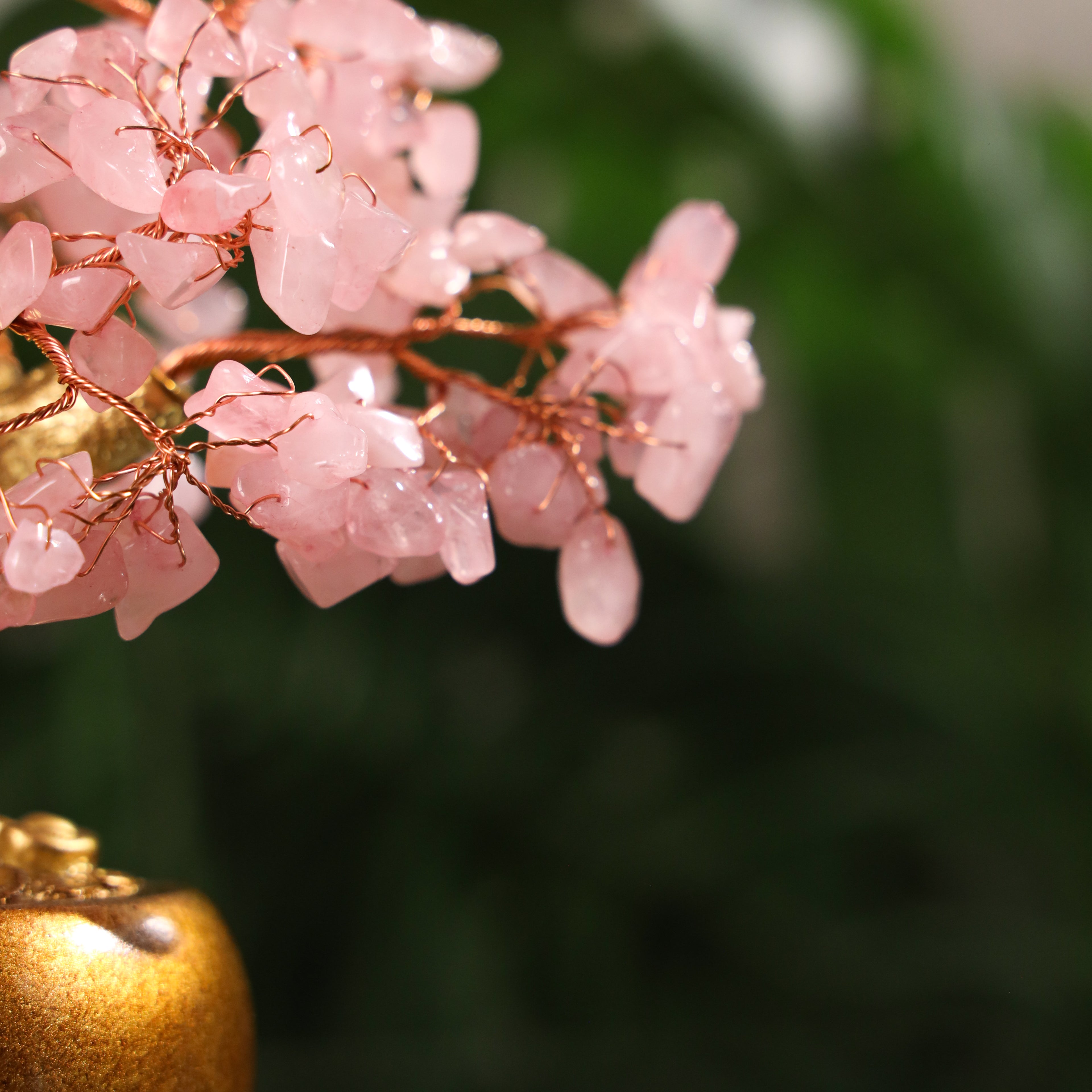 Rose Quartz Blossom Tree for Positive Energy 22cm