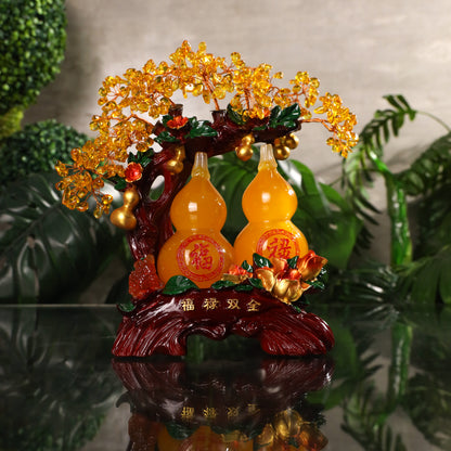 Double Wu Lou Tree for a Prosperous Life 26cm