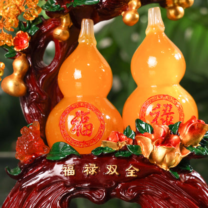 Double Wu Lou Tree for a Prosperous Life 26cm