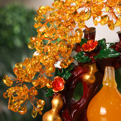 Double Wu Lou Tree for a Prosperous Life 26cm