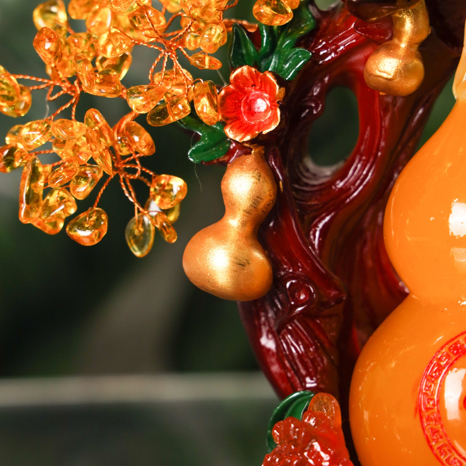 Double Wu Lou Tree for a Prosperous Life 26cm