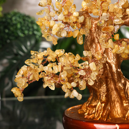 Gold and Citrine Tree of Rising Fortune 37cm