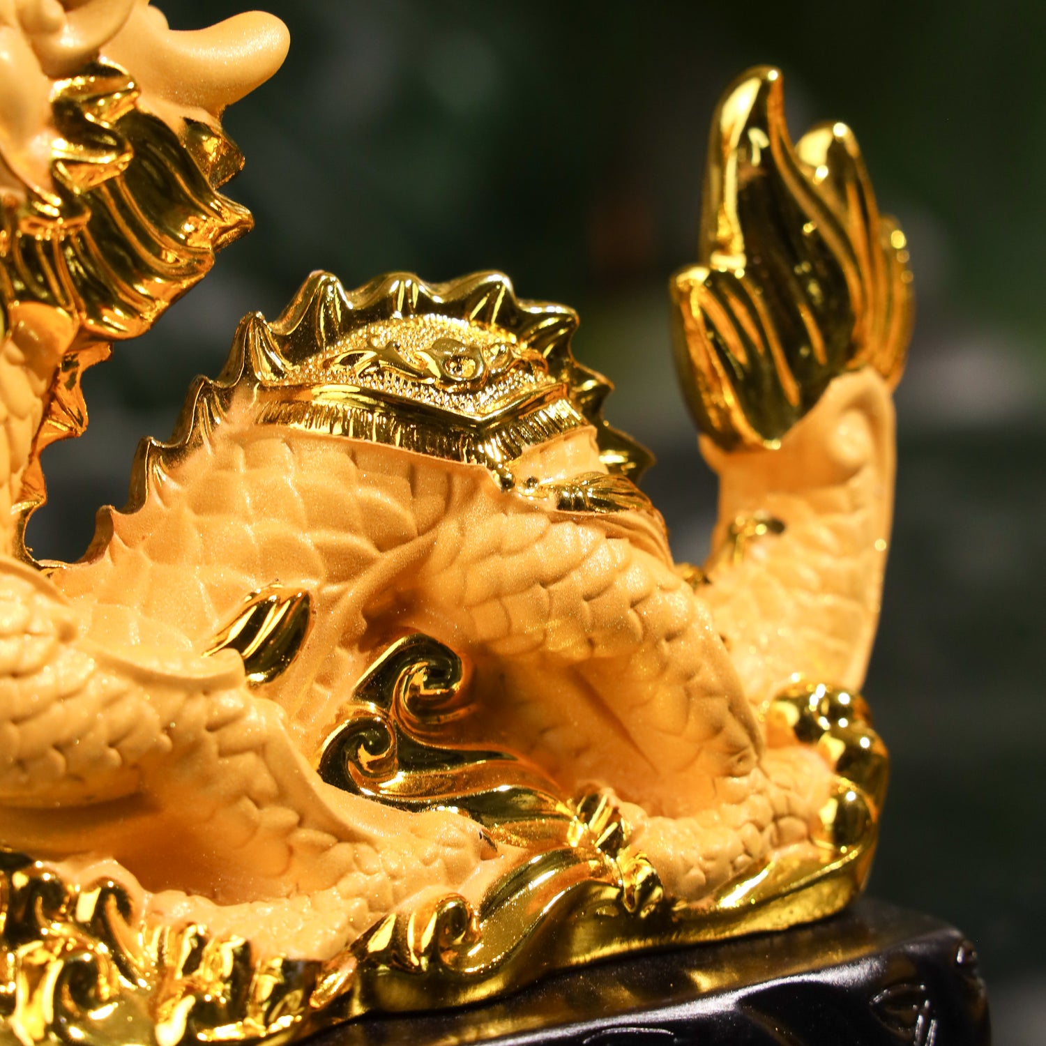 Golden Zodiac Dragon of Leadership &amp; Victory 18cm