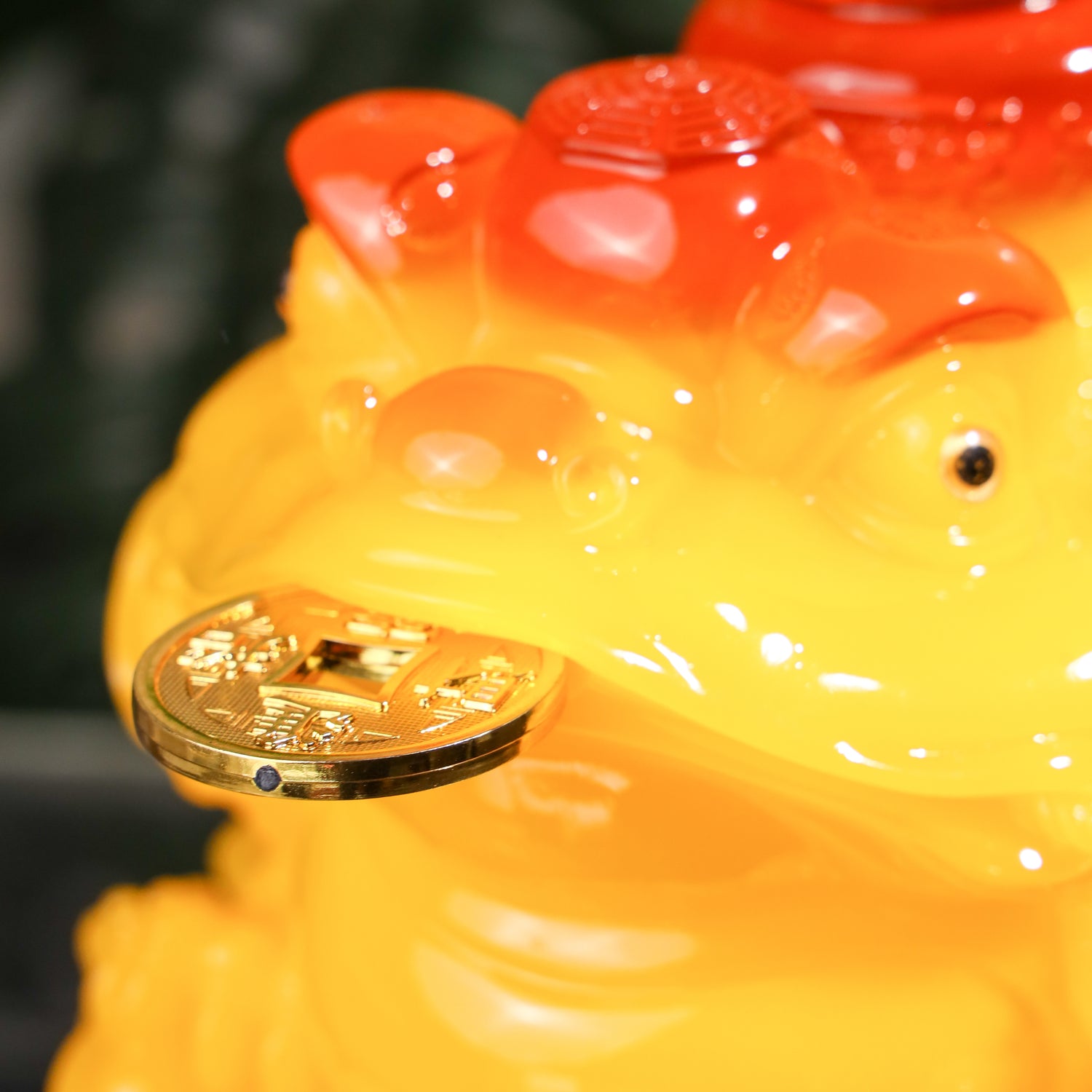 Bright Yellow Sunshine Money Frog 39cm
