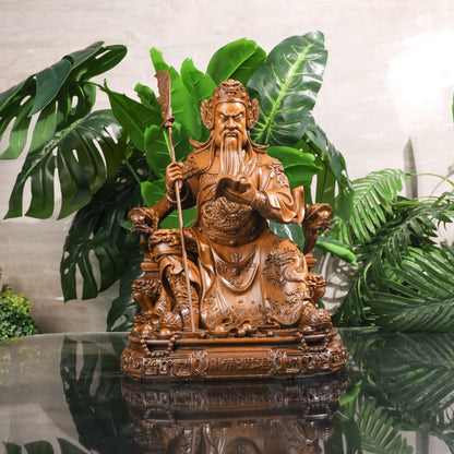 Seated Guan Gong of Wise Authority 46cm