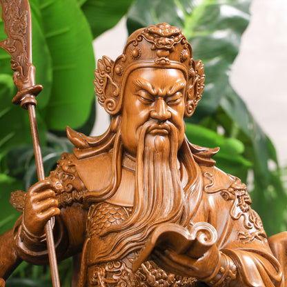 Seated Guan Gong of Wise Authority 46cm