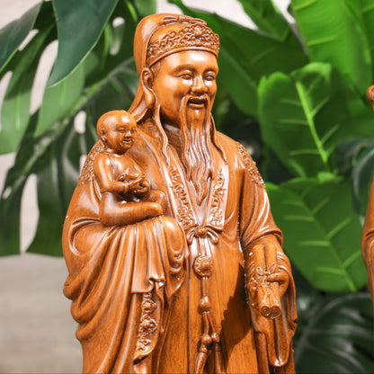 Ancient Fuk Luk Sau Set for Life Success 40cm