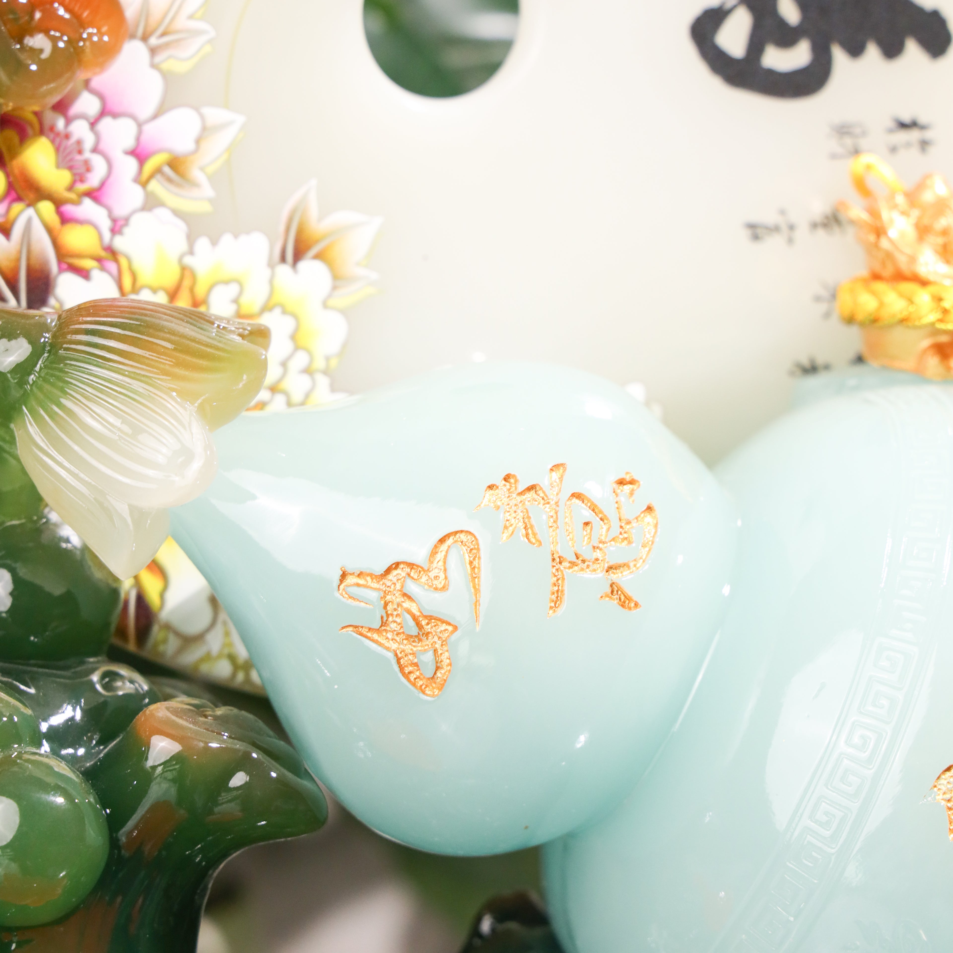 Blessed Jade Wu Lou of Healthy Living 40cm