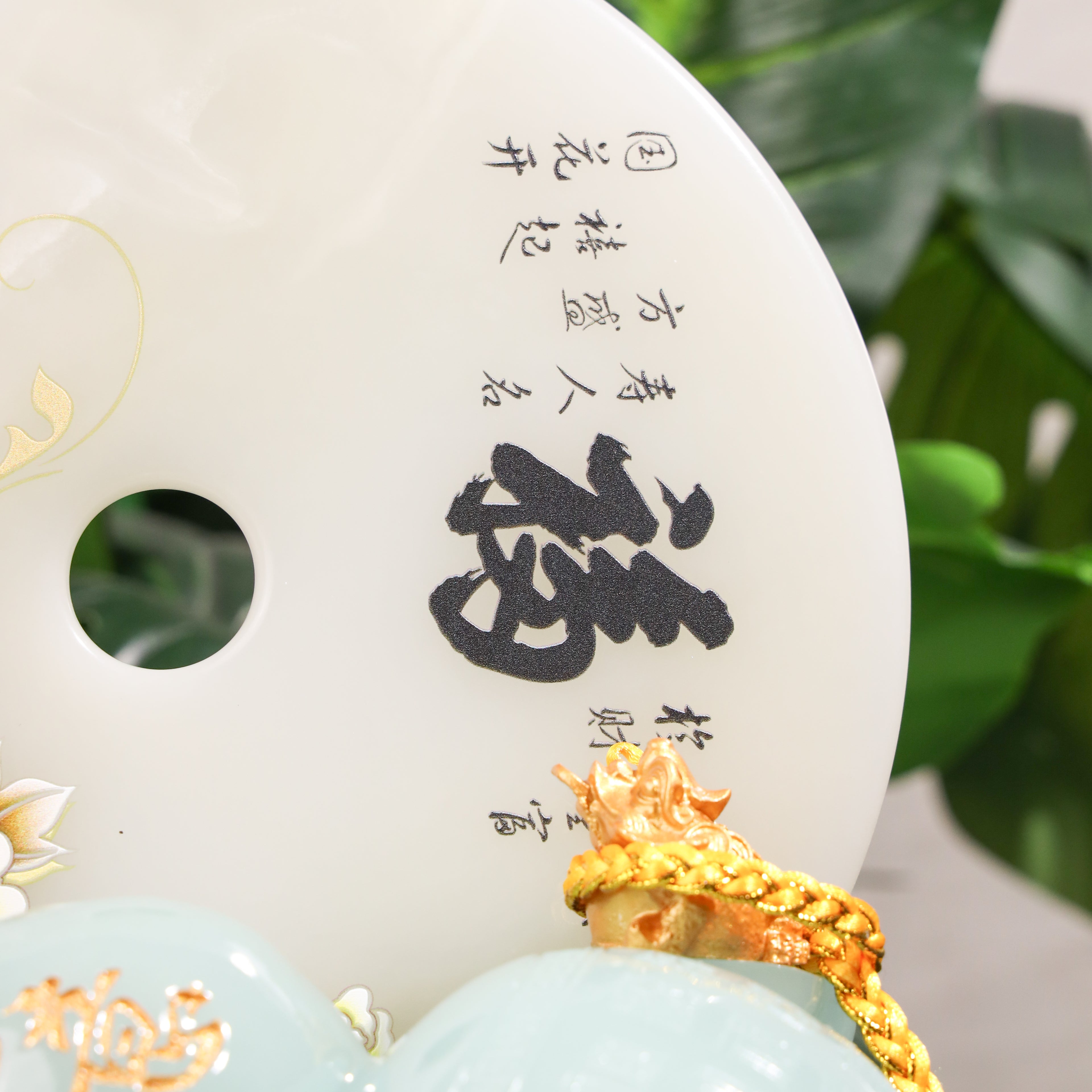 Blessed Jade Wu Lou of Healthy Living 40cm