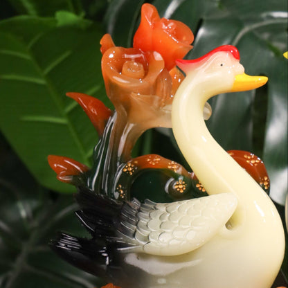 White Swans for Faithful Love 33cm