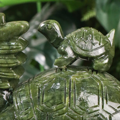Jade Dragon Turtle of Generational Prosperity 25cm