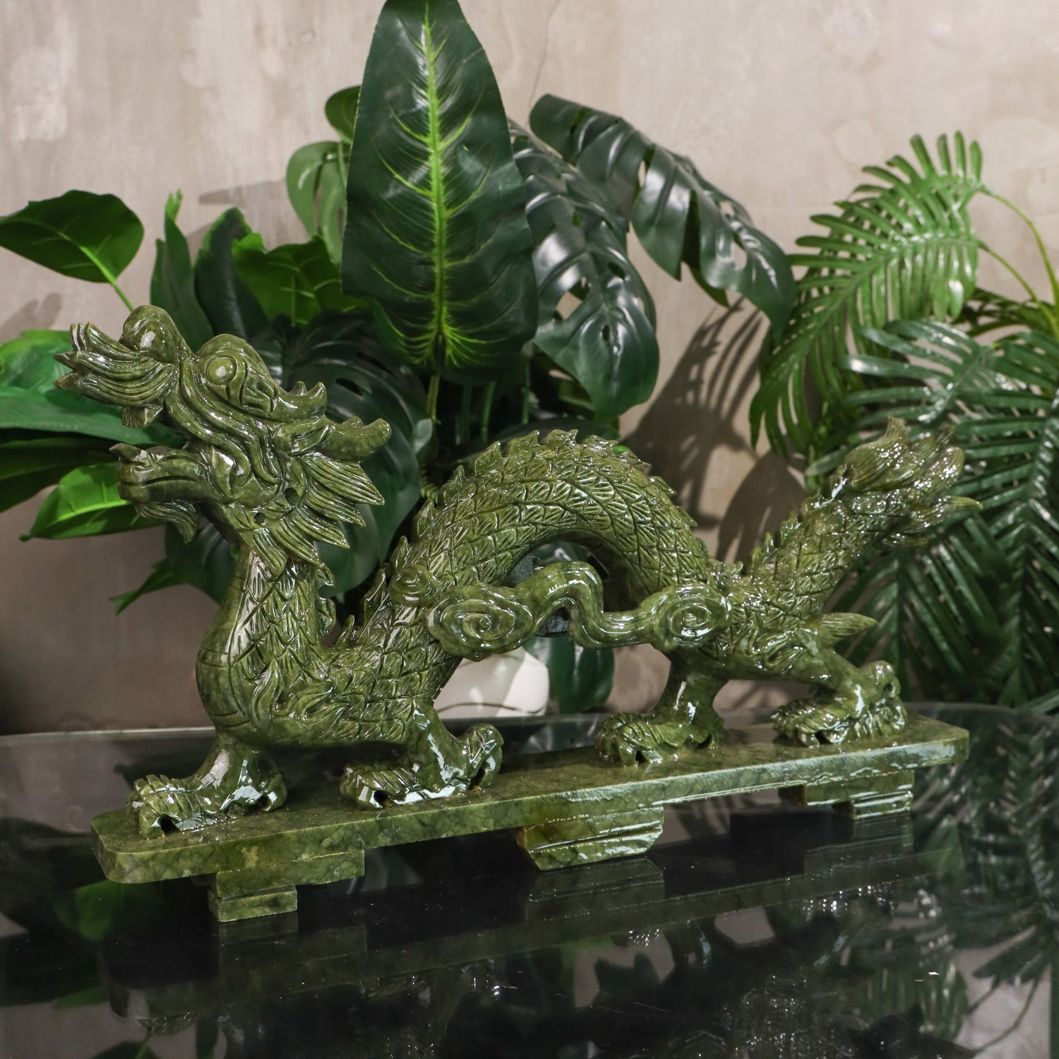 The Supreme Jade Dragon of Unlimited Power 60cm