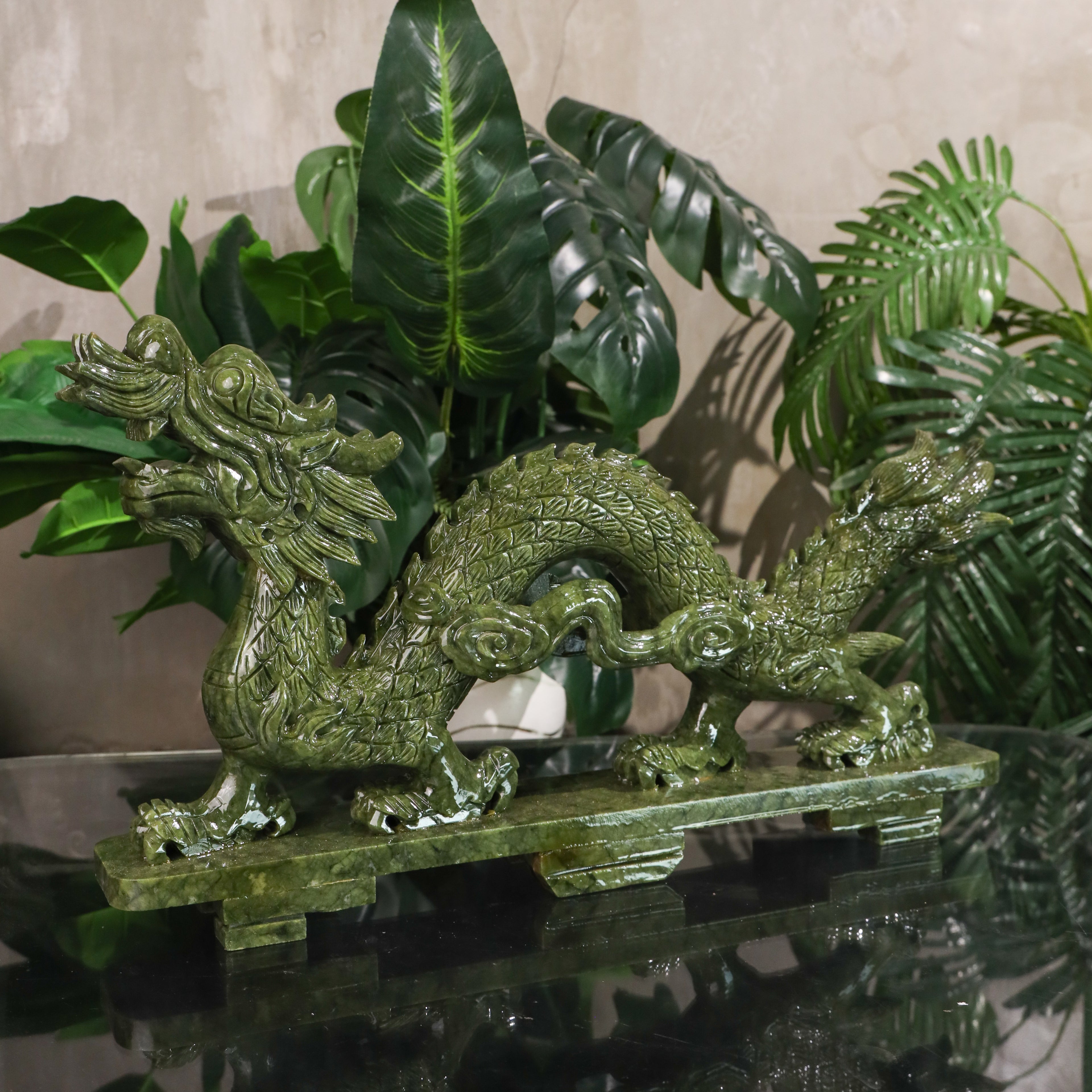 The Supreme Jade Dragon of Unlimited Power 60cm