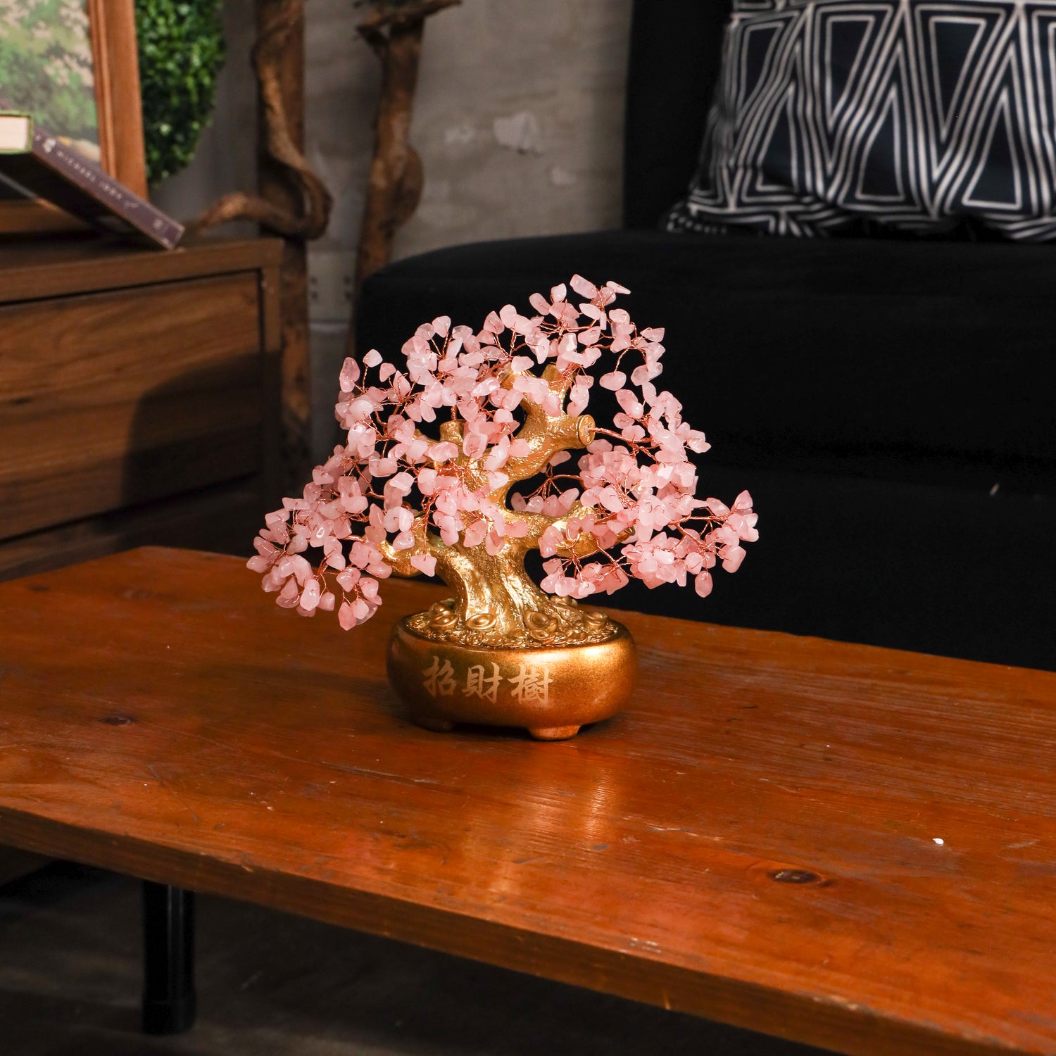 Rose Quartz Blossom Tree for Positive Energy 22cm