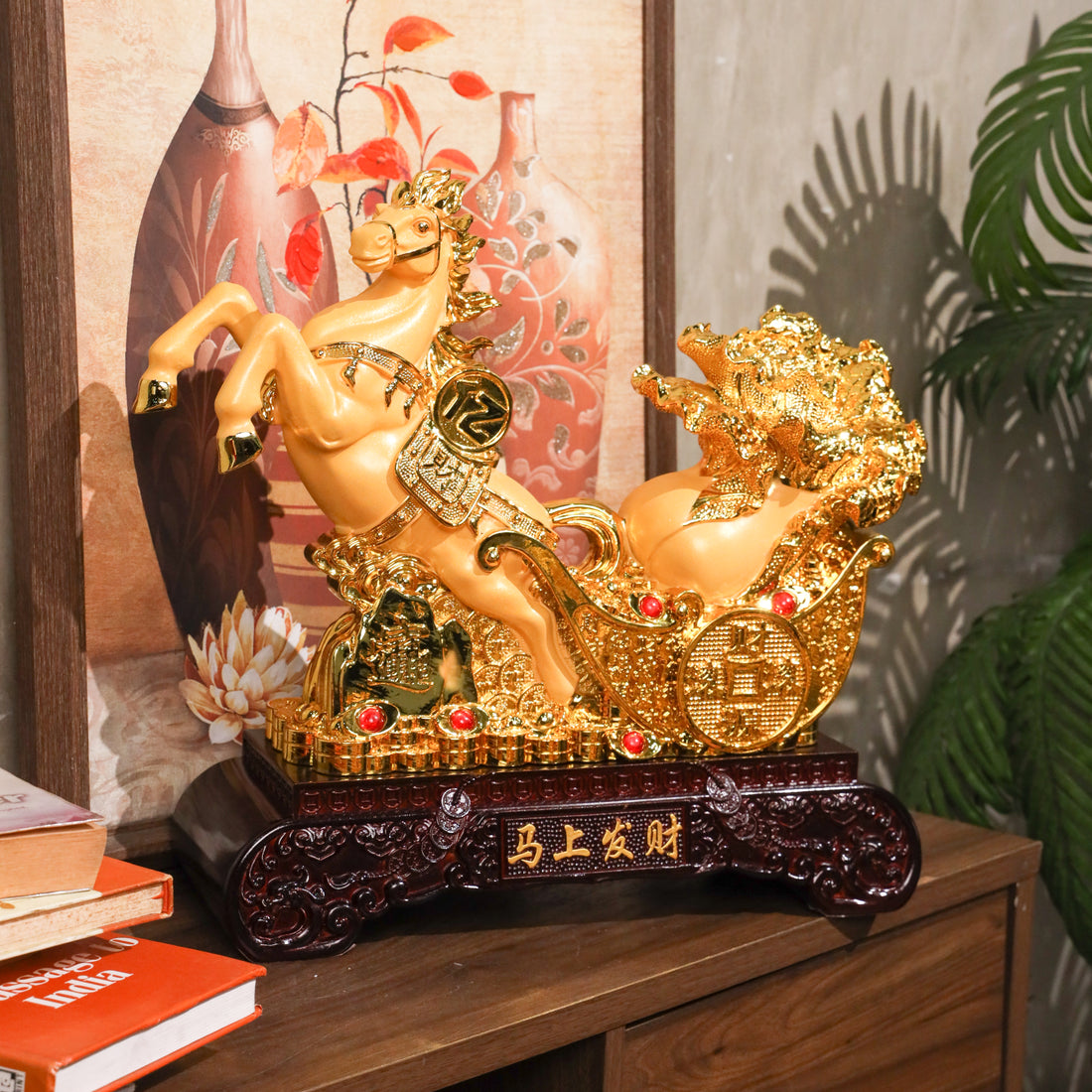 Wealth Harvester Victory Horse with Cabbage 46cm