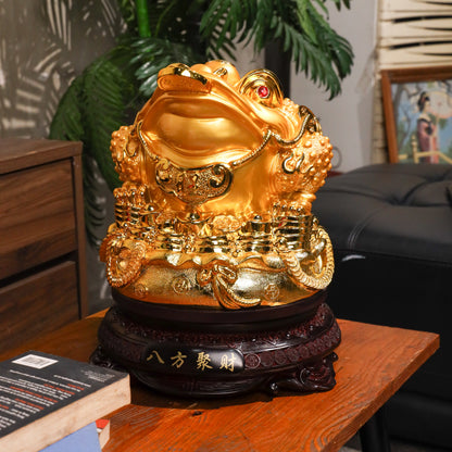 Endless Flow of Money Rotating Frog 37cm