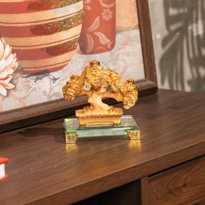 Golden Coin Tree of Growing Fortune 14cm