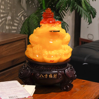 Bright Yellow Sunshine Money Frog 39cm