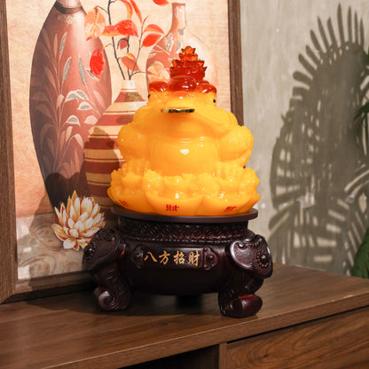 Bright Yellow Sunshine Money Frog 39cm