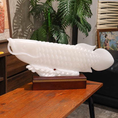 "Succeed In Business" - Jade Arowana 70cm