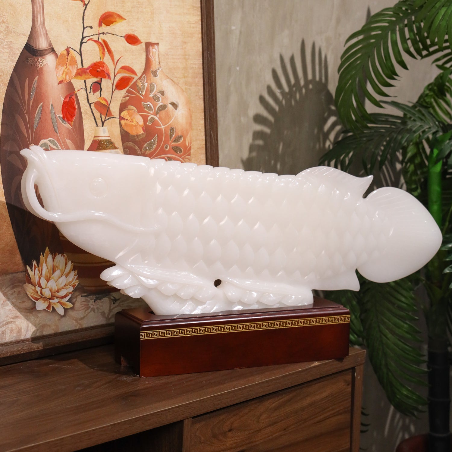 "Succeed In Business" - Jade Arowana 70cm
