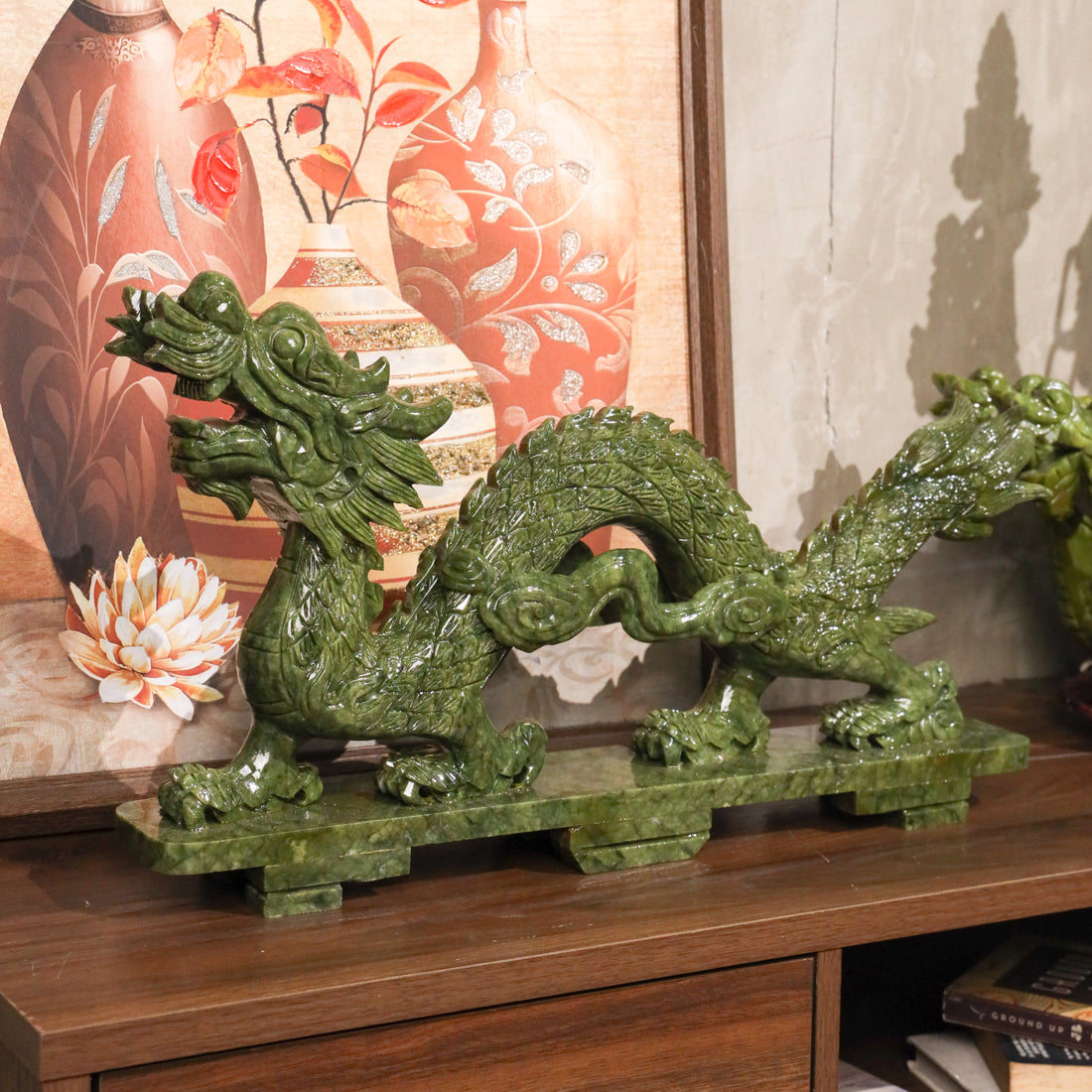 The Supreme Jade Dragon of Unlimited Power 60cm