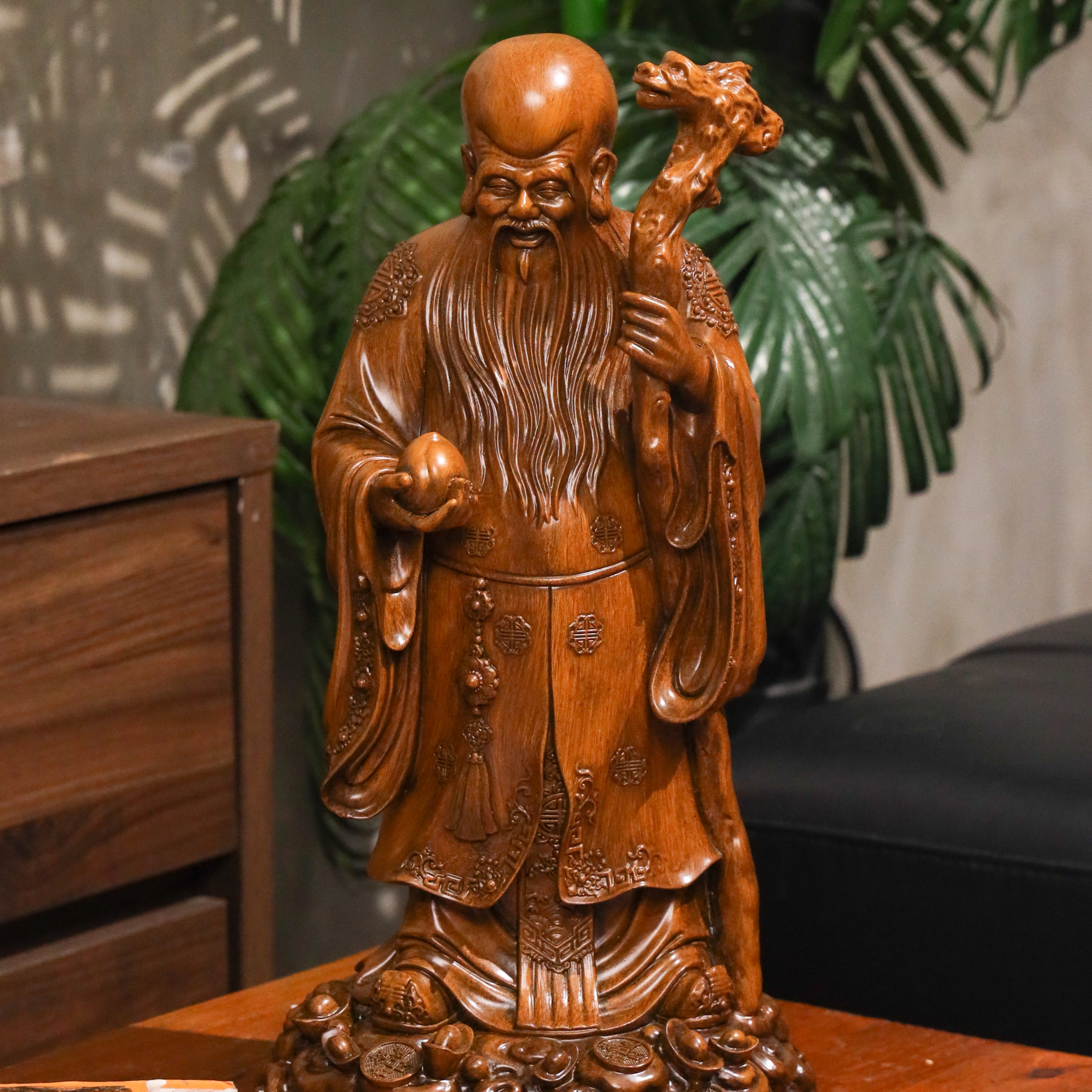 Ancient Fuk Luk Sau Set for Life Success 40cm