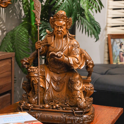 Seated Guan Gong of Wise Authority 46cm