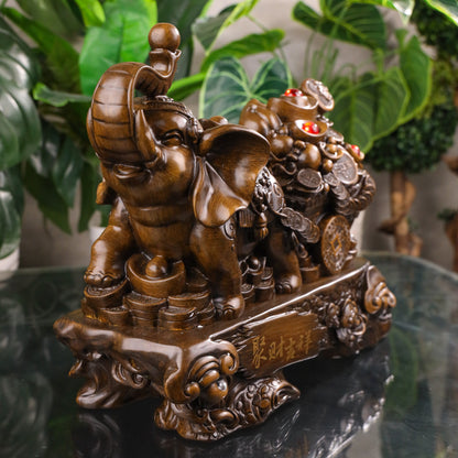 Treasure-Carrying Elephant of Fortune 44cm