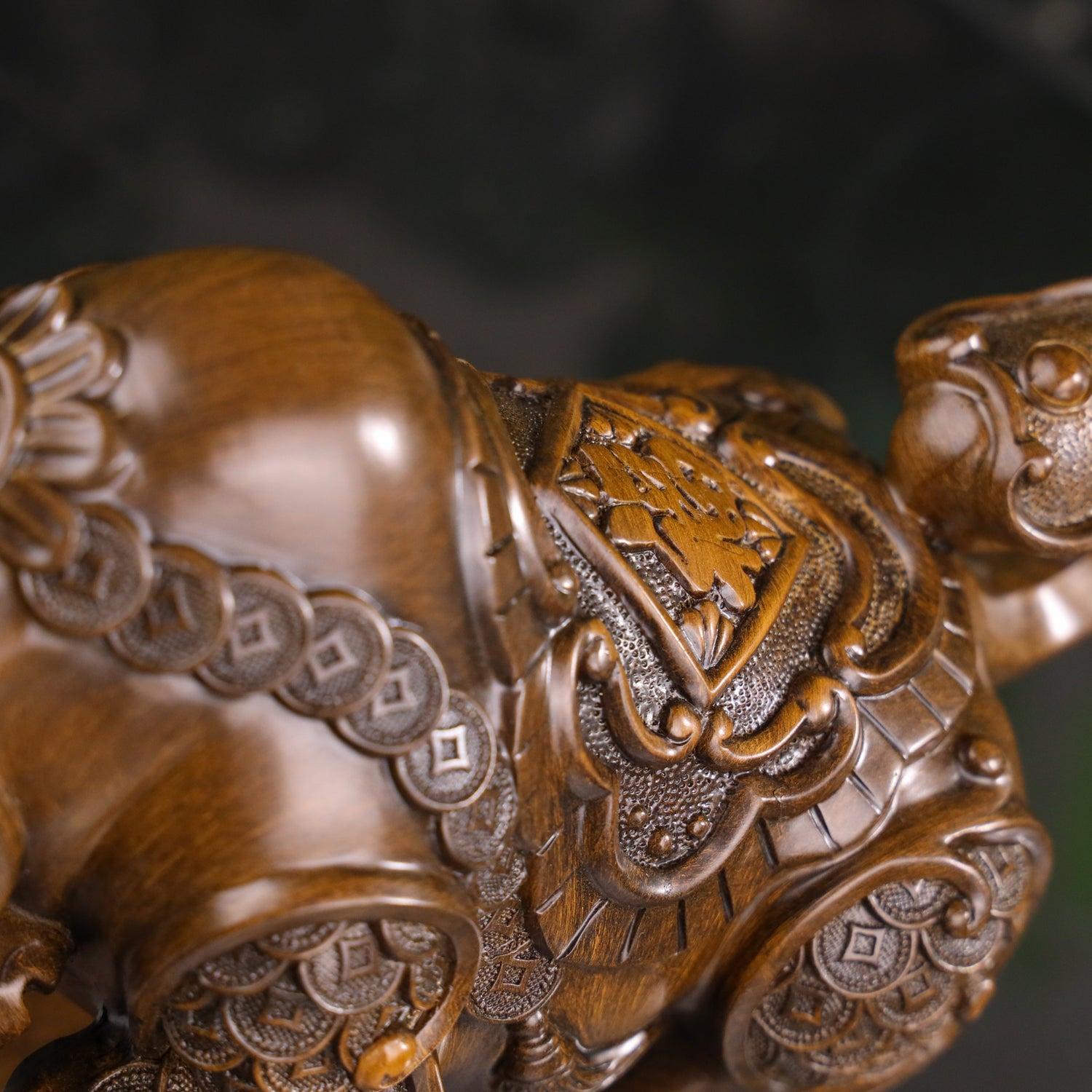 Wood Ox of Hard Work and Reward 27cm