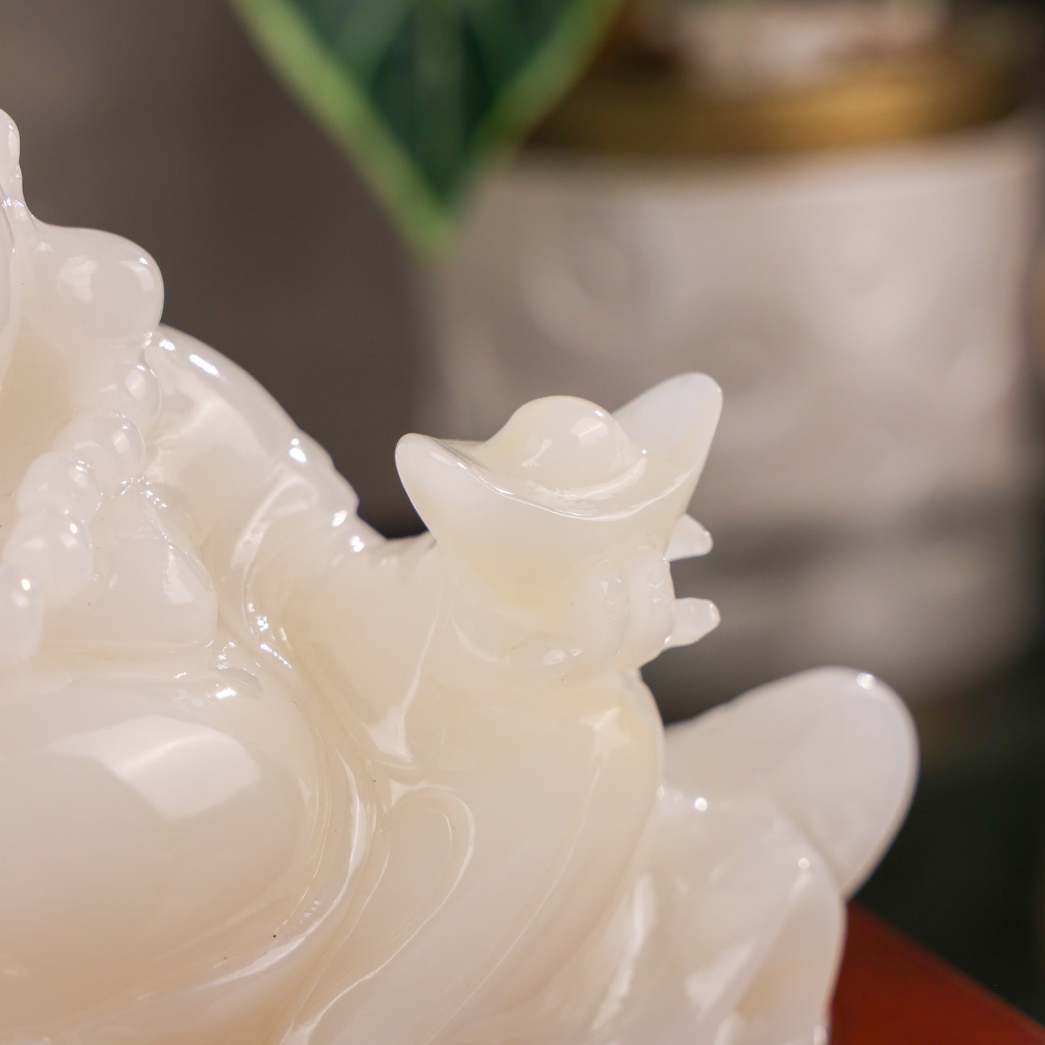 "Bring Endless Happiness" - Jade Laughing Buddha 33cm