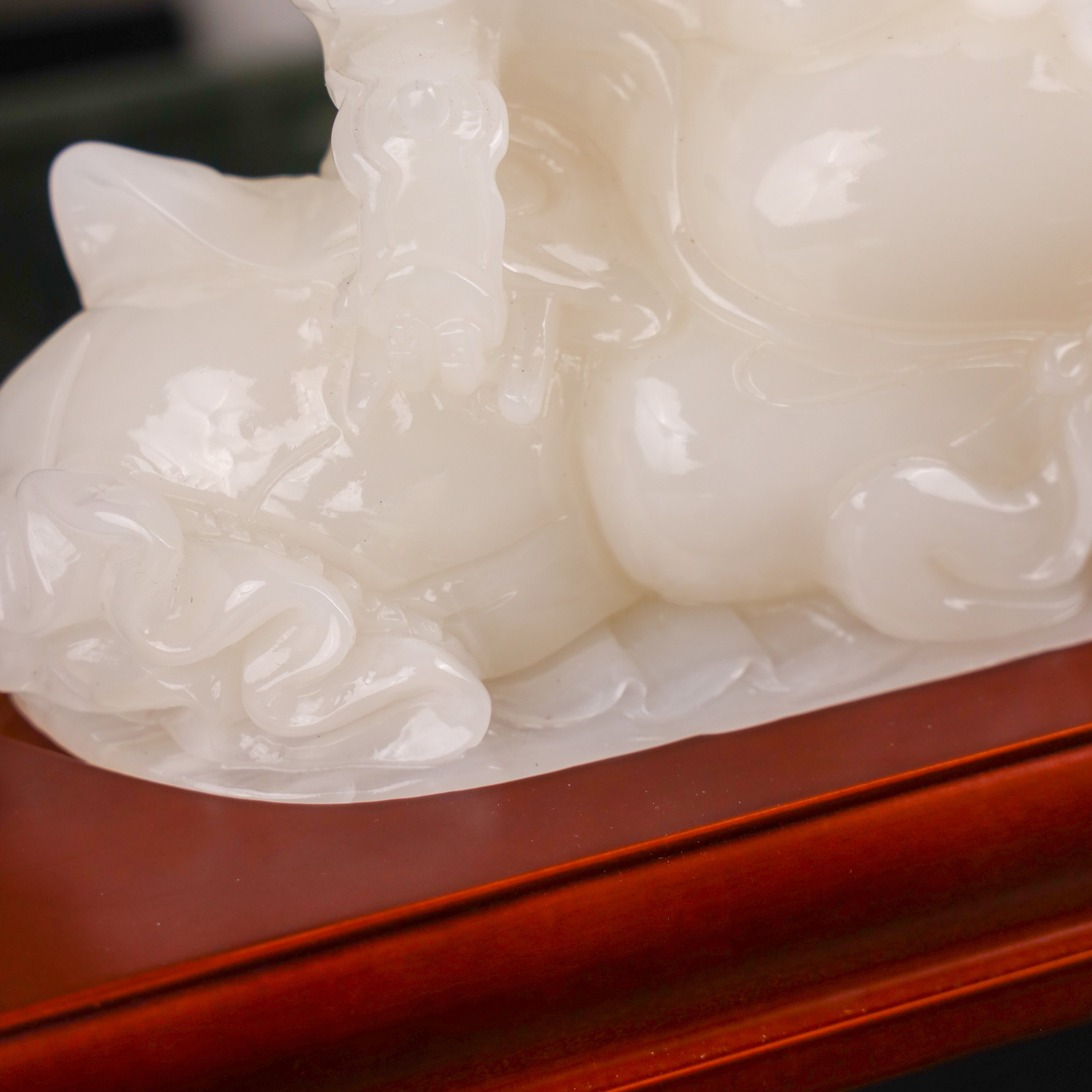 "Bring Endless Happiness" - Jade Laughing Buddha 33cm