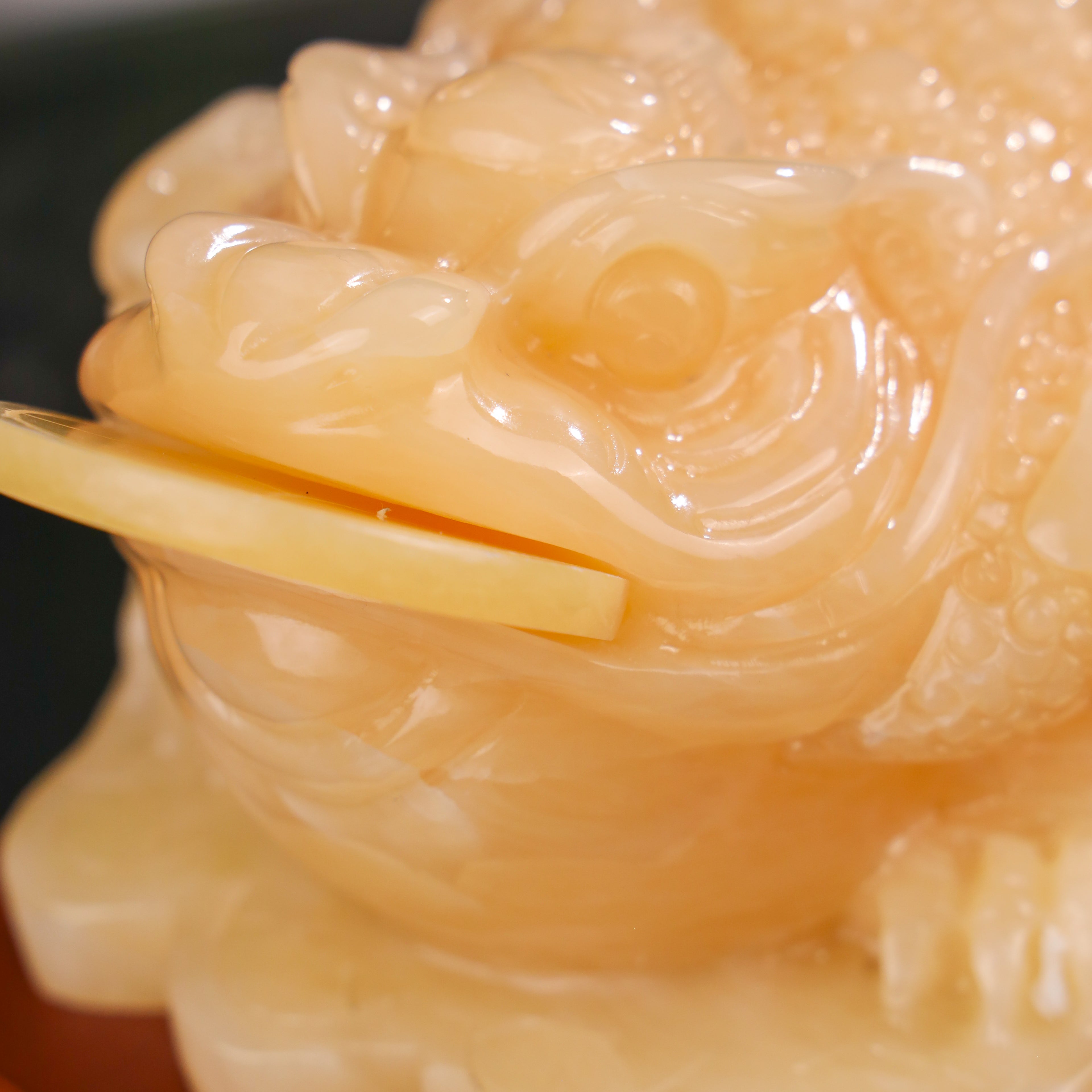 "Multiply All Profits" - Jade Money Frog 27cm