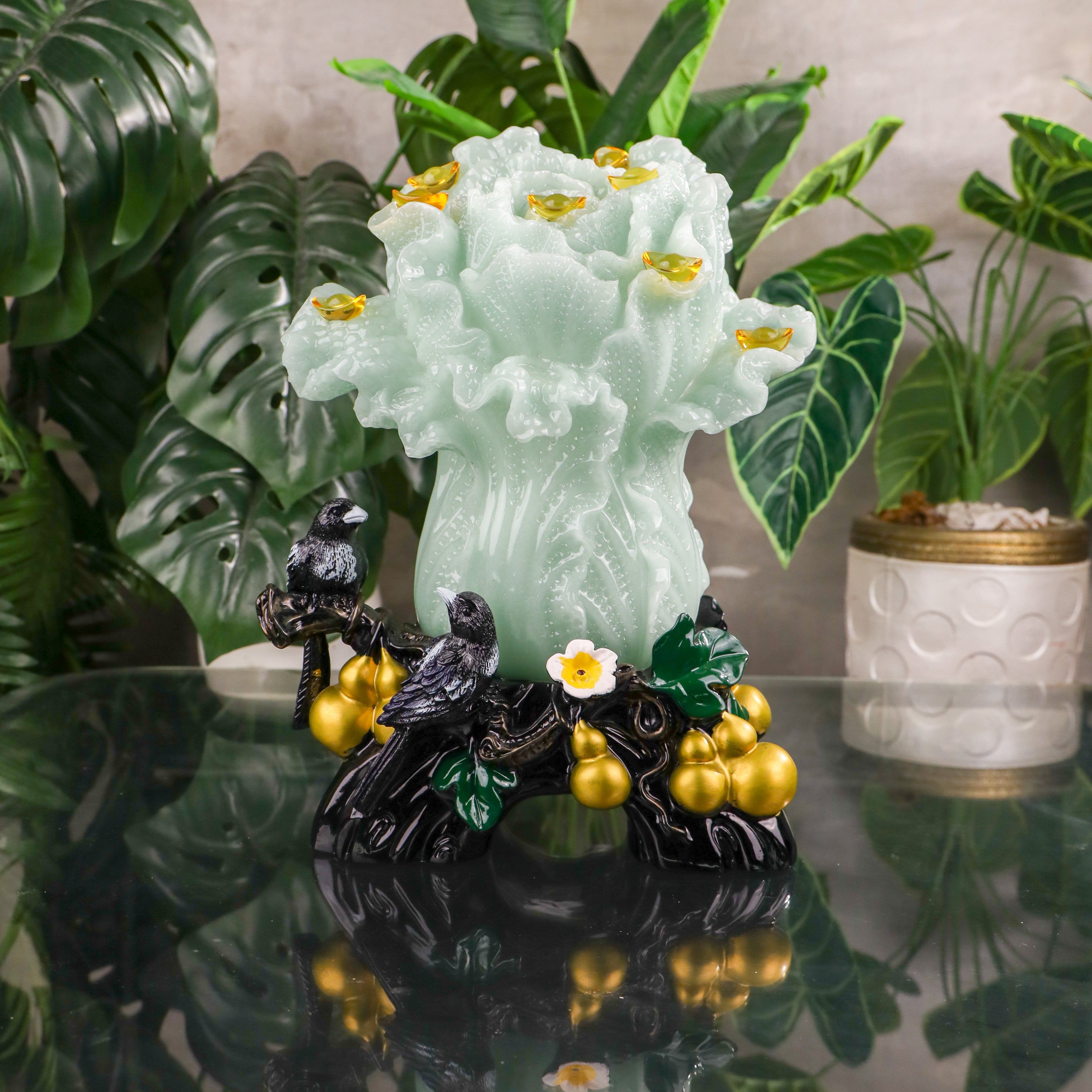 Jade Harvest Cabbage of Fortune 39cm