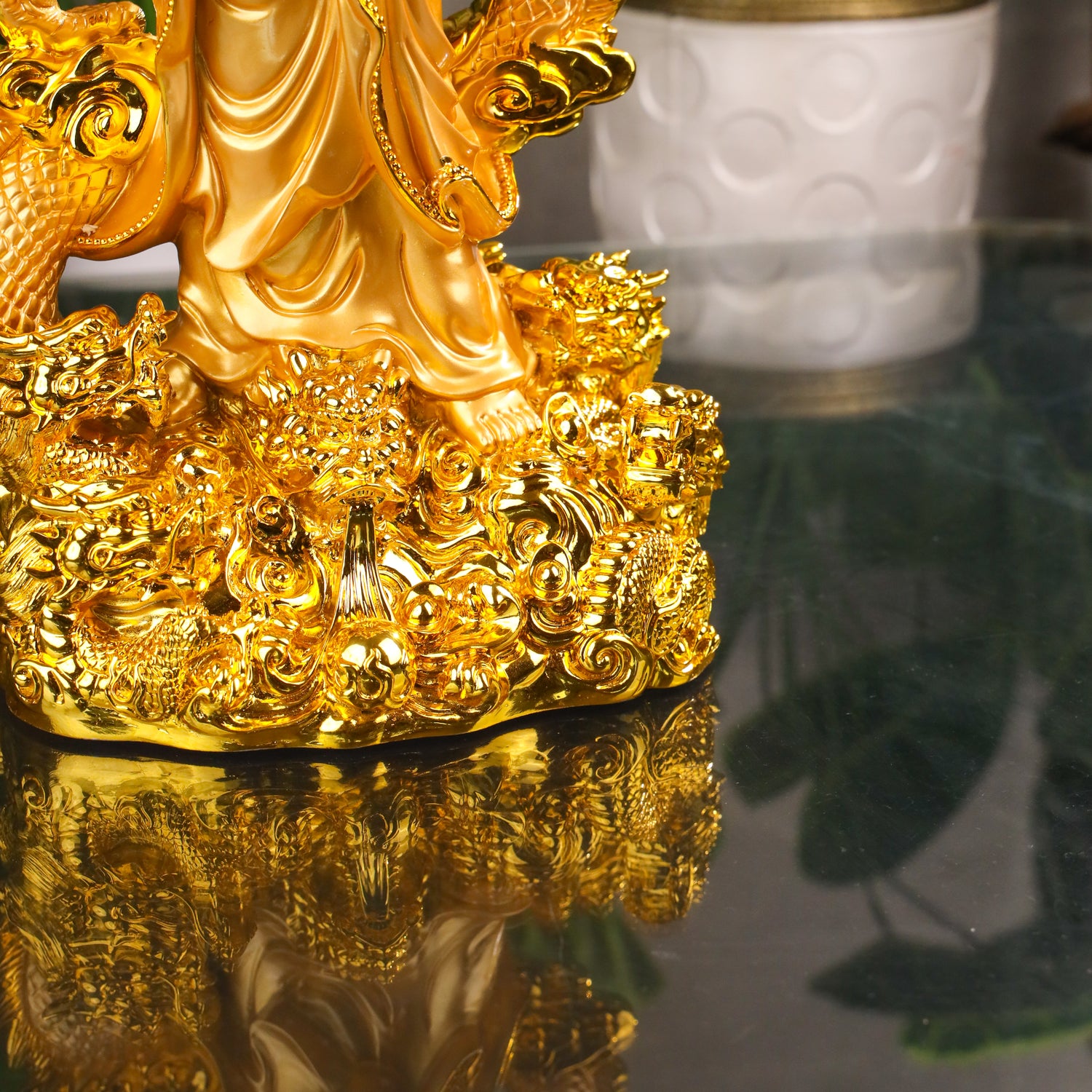 Empress of Protection Golden Guan Yin 44cm
