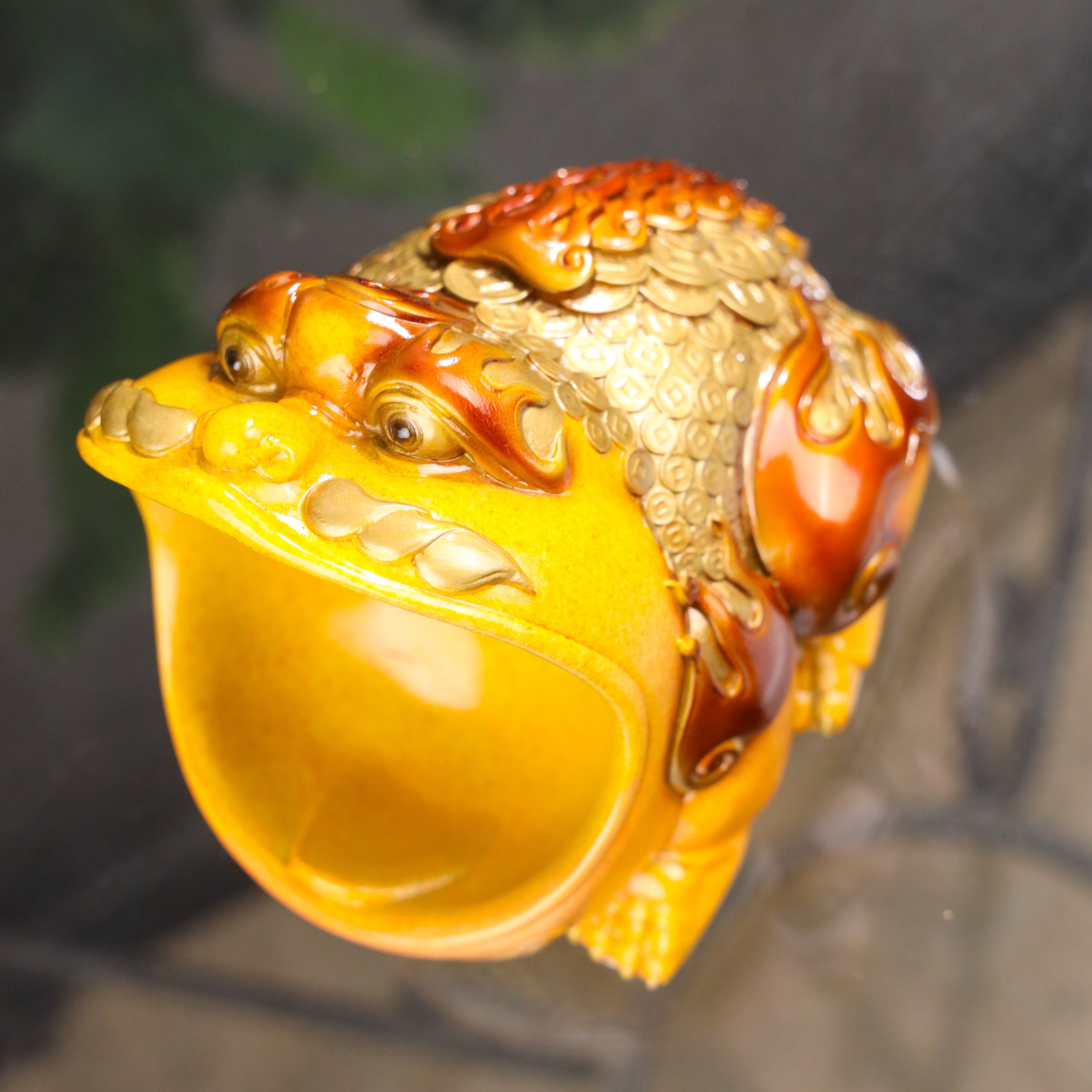 The Coin Eater - Hungry Money Frog 15cm