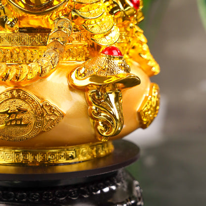 Pot of Gold Jewels and Treasures 28cm