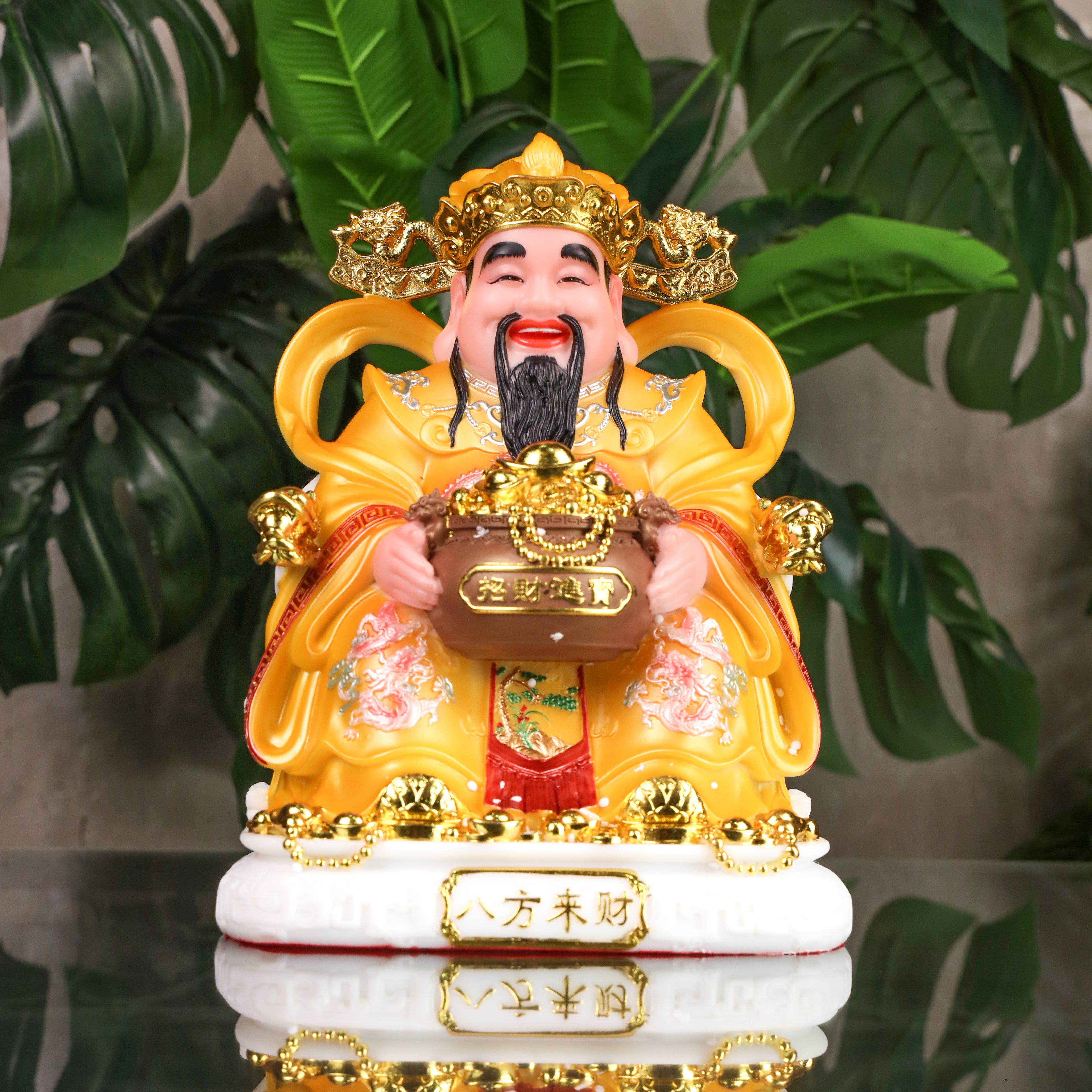 Bright Fortune God of Wealth Luck 30cm