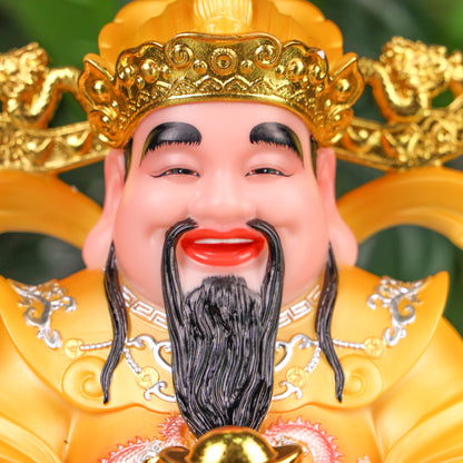 Bright Fortune God of Wealth Luck 30cm