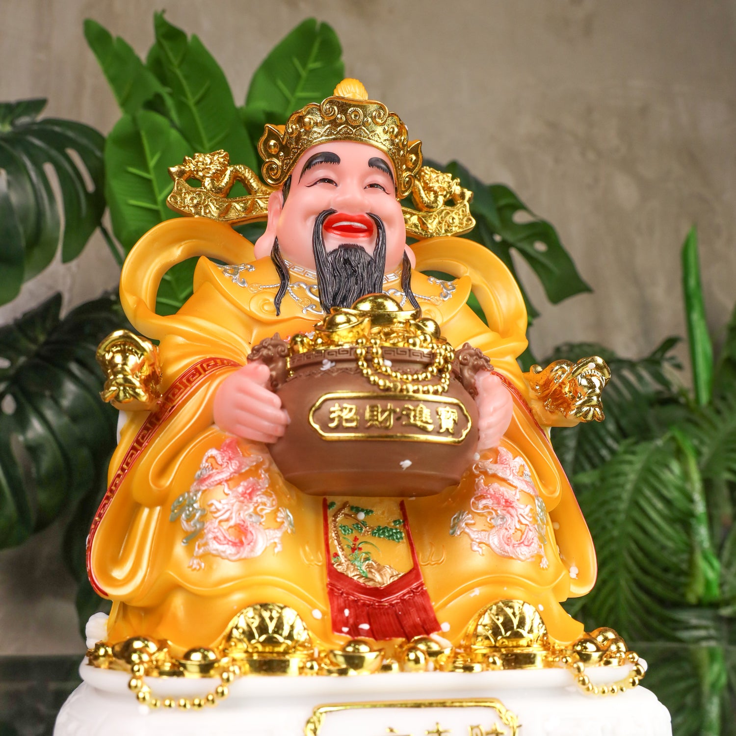 Bright Fortune God of Wealth Luck 30cm