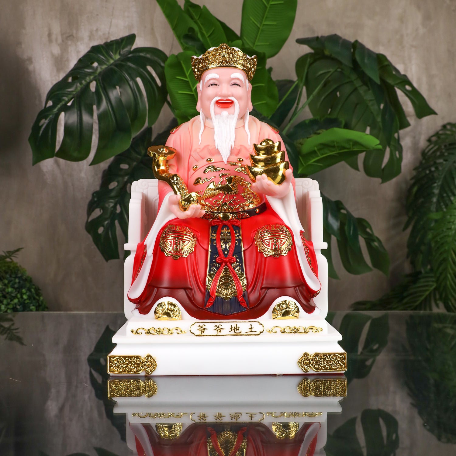 Red Tho Ti Kong for Powerful Blessings 40cm