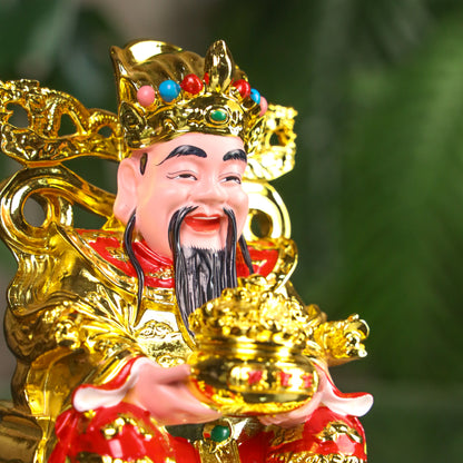 God of Golden Fortune Cai Shen 15cm