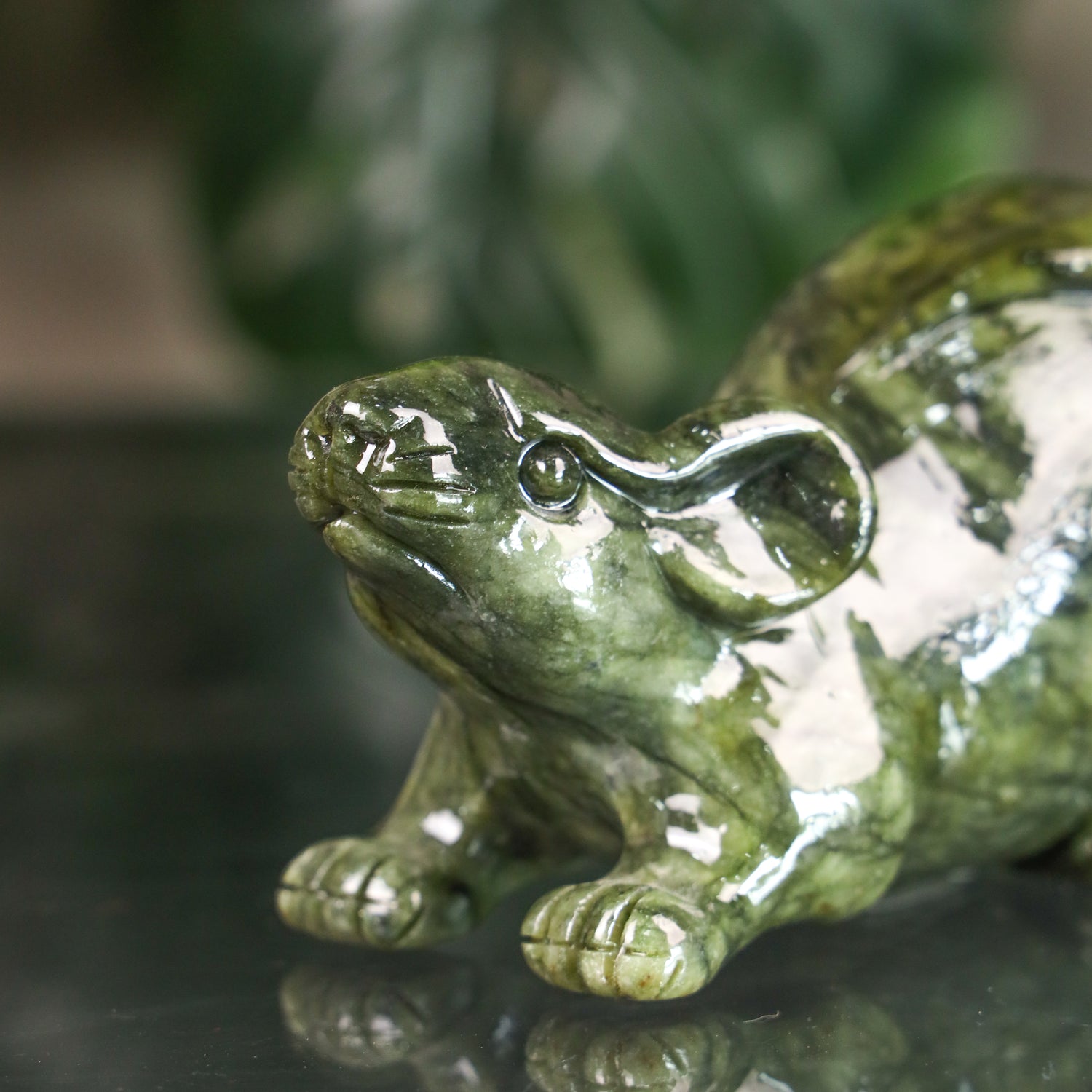 Jade Zodiac Rat for Hidden Advantage 16cm