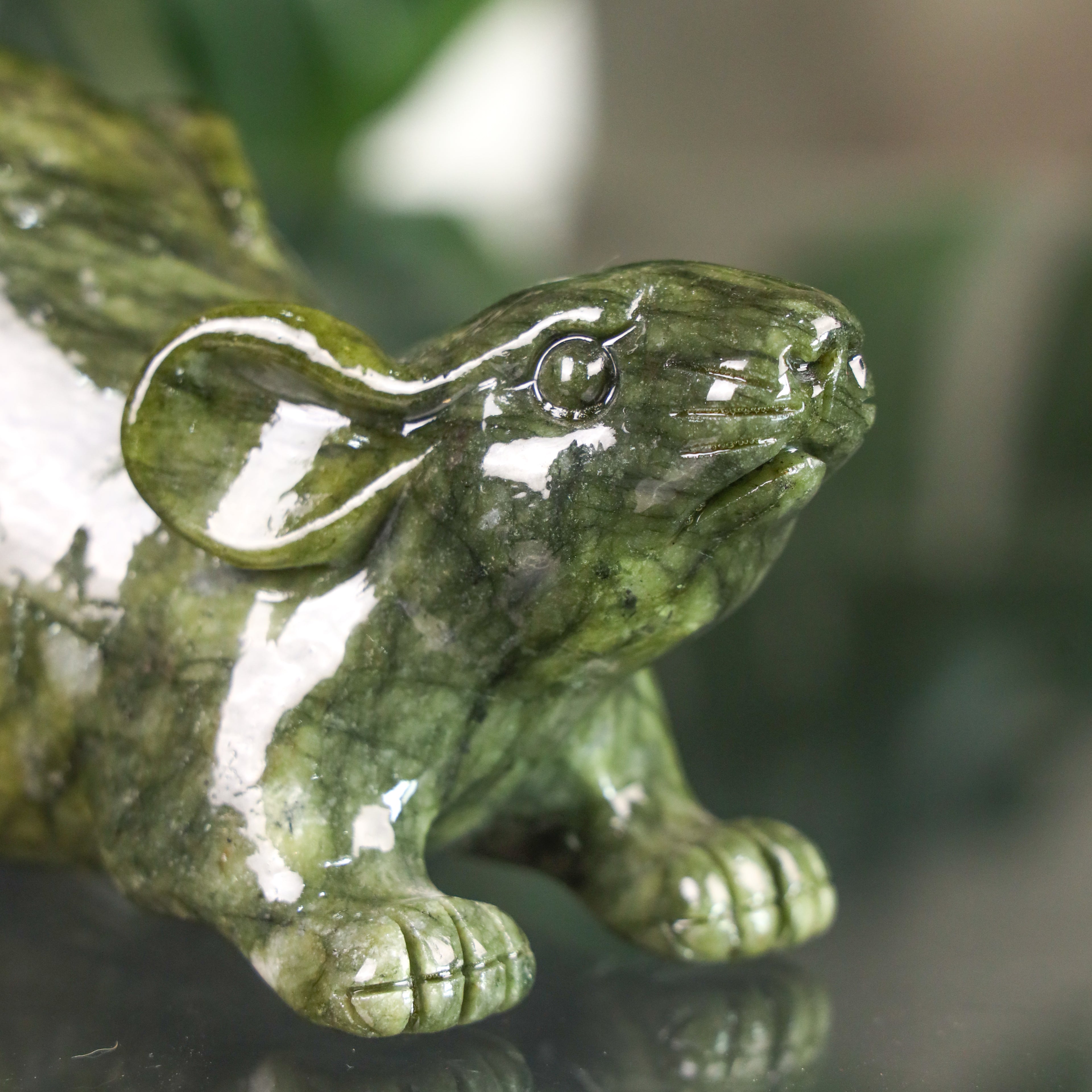 Jade Zodiac Rat for Hidden Advantage 16cm