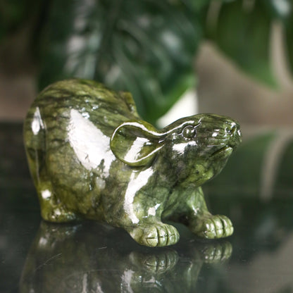Jade Zodiac Rat for Hidden Advantage 16cm