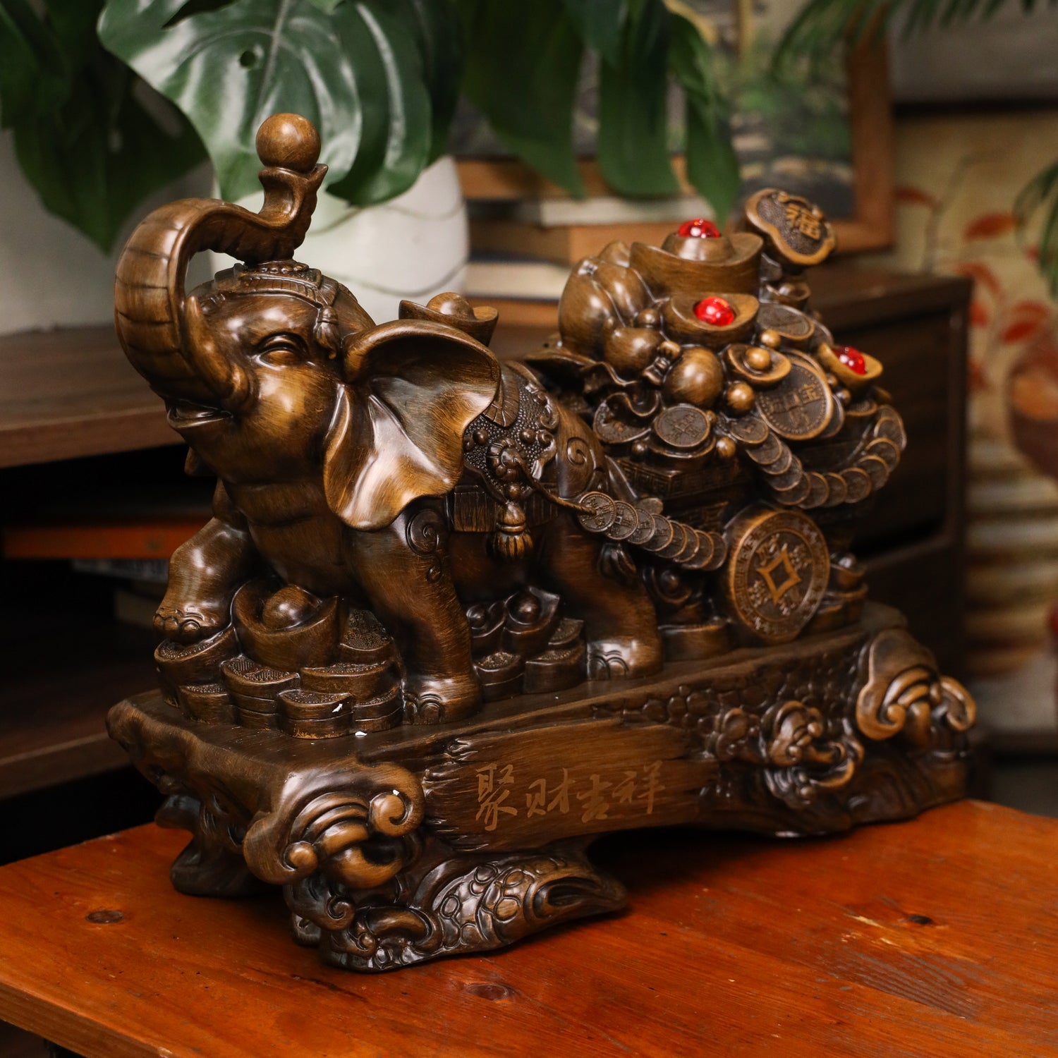 Treasure-Carrying Elephant of Fortune 44cm