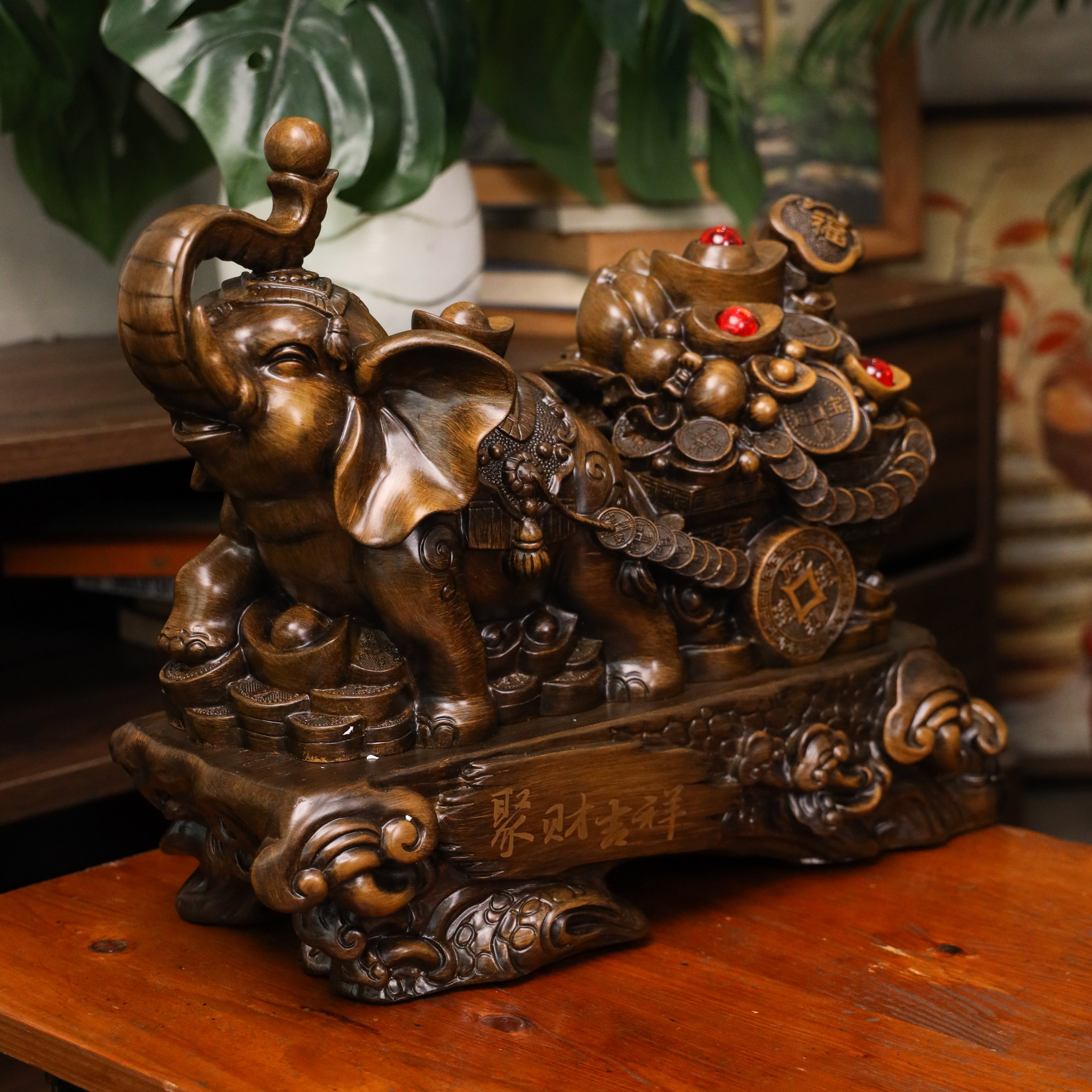 Treasure-Carrying Elephant of Fortune 44cm